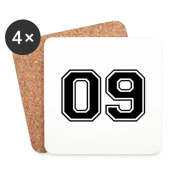 09 - Untersetzer (4er-Set) - Weiß - Vorne