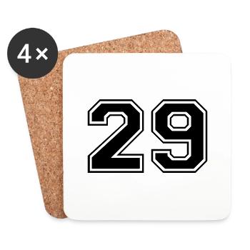 29 - Untersetzer (4er-Set) - Weiß - Vorne