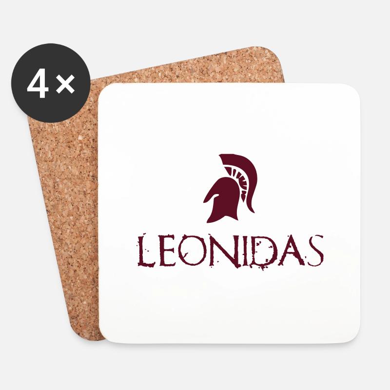 Leonidas Helm - Untersetzer (4er-Set) - Weiß