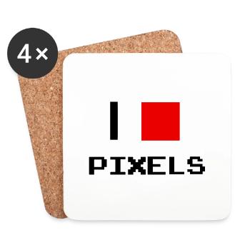 pixel - Coasters (set of 4) - white - Front