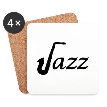 Jazz - Untersetzer (4er-Set) - Weiß - Vorne