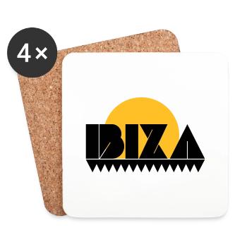 Ibiza - Coasters (set of 4) - white - Front