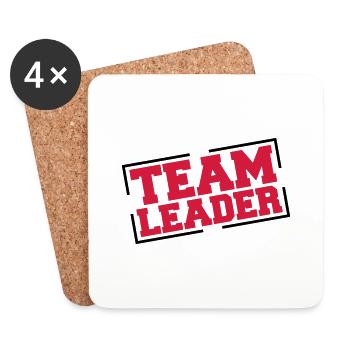 team_leader_rm2 - Untersetzer (4er-Set) - Weiß - Vorne