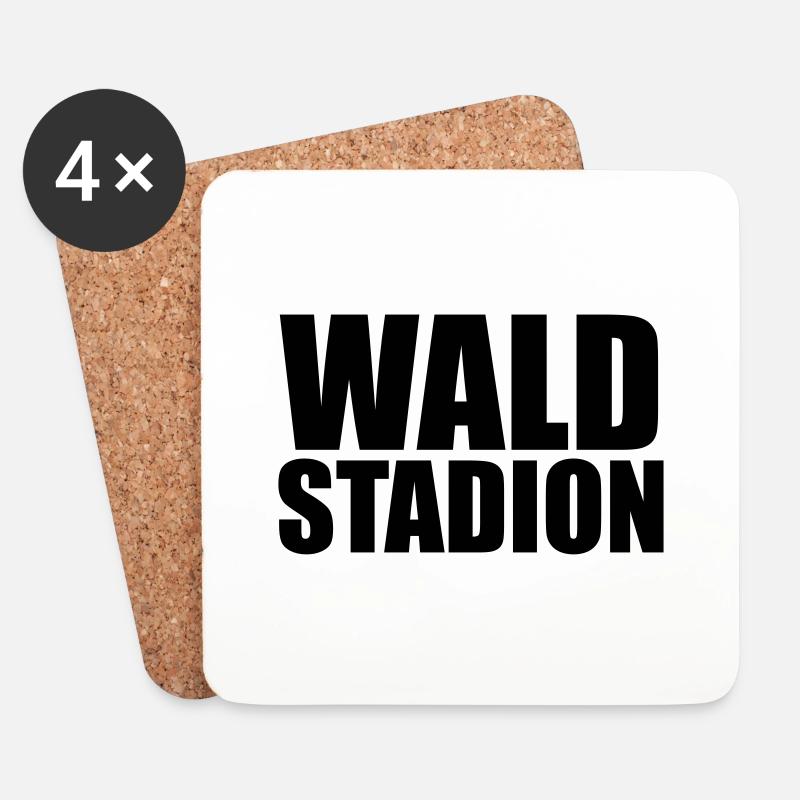 Waldstadion Frankfurt - Untersetzer (4er-Set) - Weiß