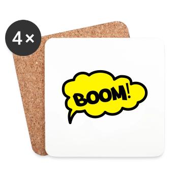 boom2 - Untersetzer (4er-Set) - Weiß - Vorne