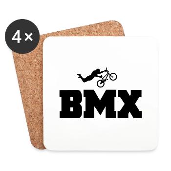bmx - Coasters (set of 4) - white - Front