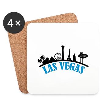 las_vegas_002 - Untersetzer (4er-Set) - Weiß - Vorne