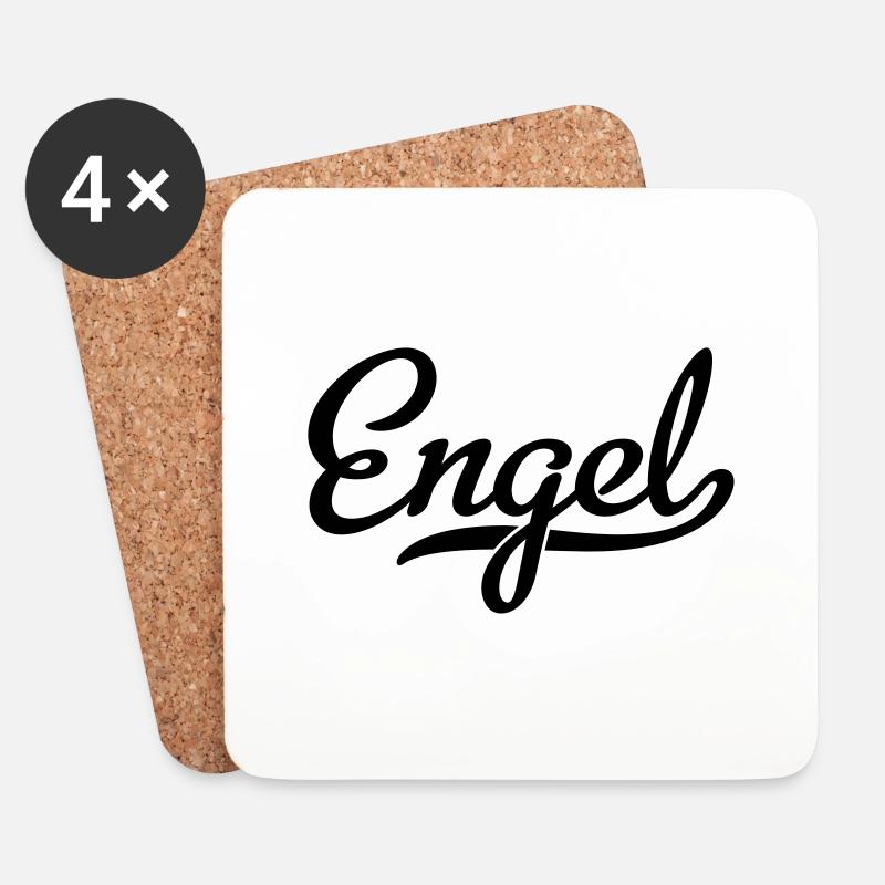 ENGEL - Untersetzer (4er-Set) - Weiß