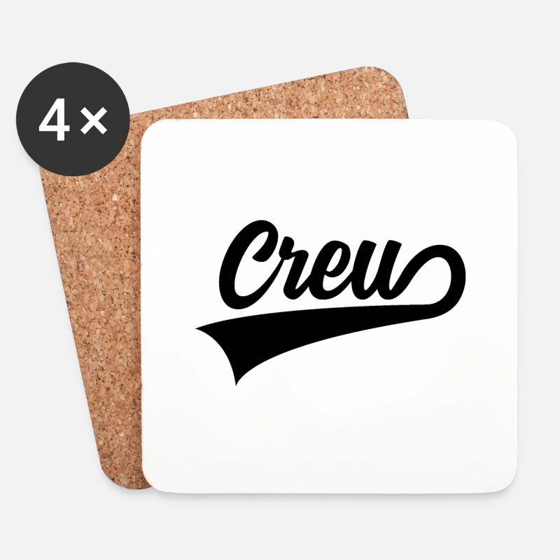 CREW BOOT - Untersetzer (4er-Set) - Weiß