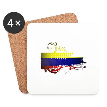 Columbia Vintage - Coasters (set of 4) - white - Front
