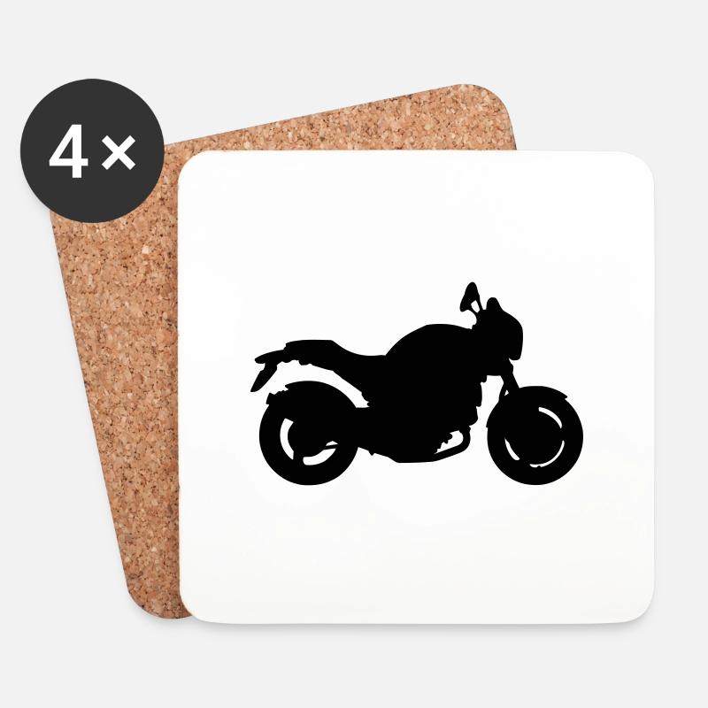 Ducati Monster - Untersetzer (4er-Set) - Weiß