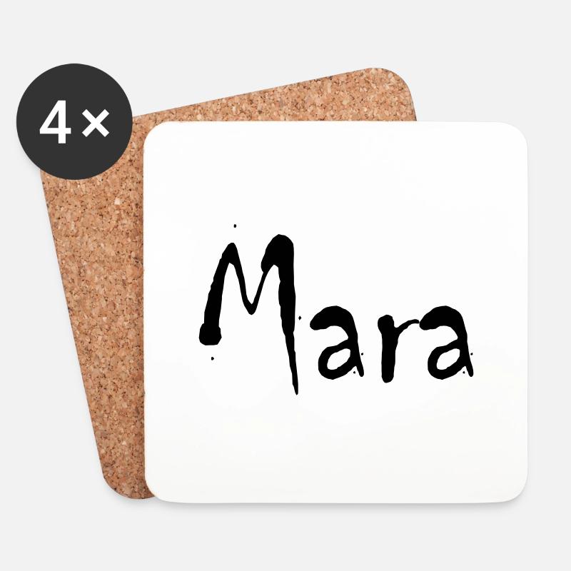 mara - Untersetzer (4er-Set) - Weiß
