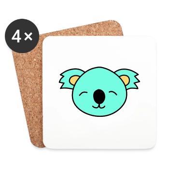 Cute Koala bear - Untersetzer (4er-Set) - Weiß - Vorne