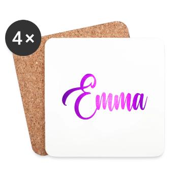 Emma - Untersetzer (4er-Set) - Weiß - Vorne