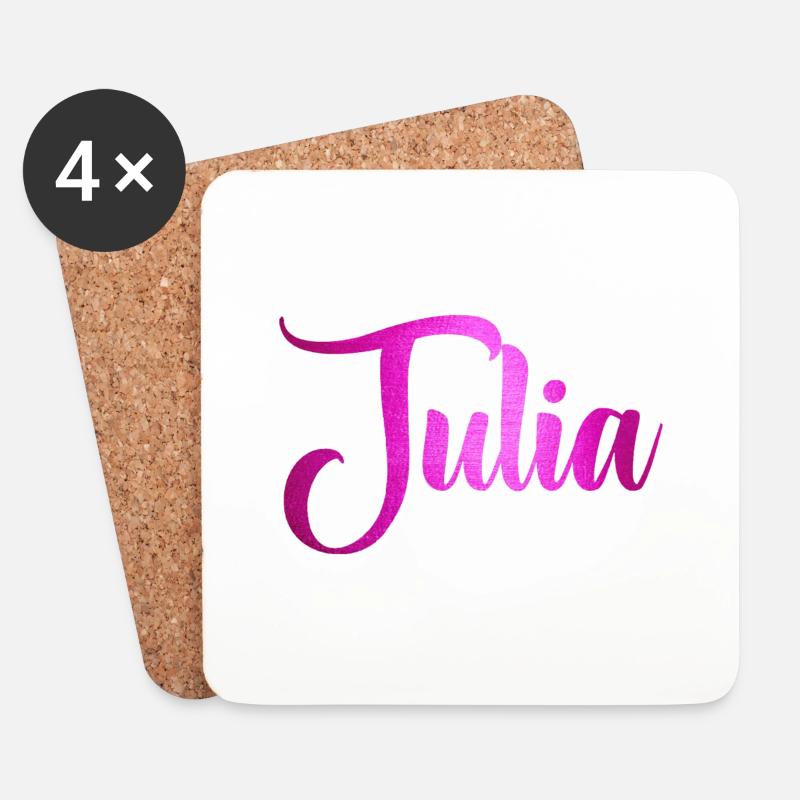 Julia - Untersetzer (4er-Set) - Weiß