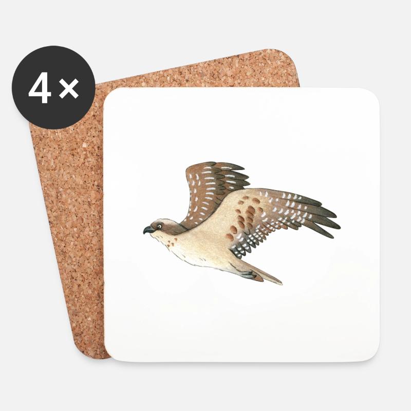 Osprey - Coasters (set of 4) - white