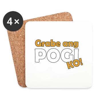Philippinen Filipino Pogi Vintage Süß I Geschenk - Untersetzer (4er-Set) - Weiß - Vorne