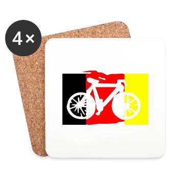 Triathlon Swim Bike Run - Untersetzer (4er-Set) - Weiß - Vorne