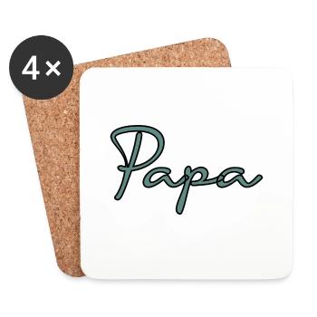 RETIREMENT. HAPPY RETIREMENT. HAPPY RETREAT - Coasters (set of 4) - white - Front