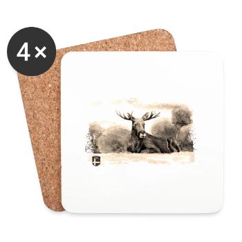 Sweden Sweden Scandinavia Nordic Viking Europe - Coasters (set of 4) - white - Front