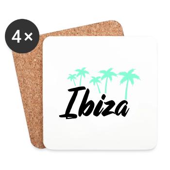 ibiza - Untersetzer (4er-Set) - Weiß - Vorne