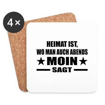 Moin - Untersetzer (4er-Set) - Weiß - Vorne