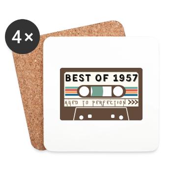 Best of 1957 - Coasters (set of 4) - white - Front
