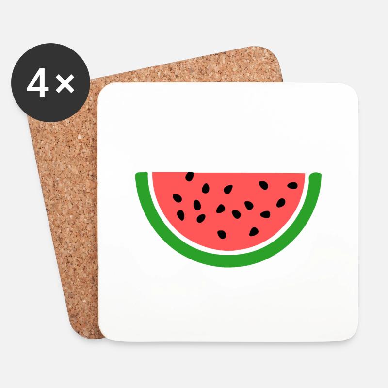 THIS IS NOT A WATERMELON - Untersetzer (4er-Set) - Weiß