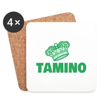 Gift for Tamino - Coasters (set of 4) - white - Front
