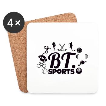 BT. - Sports - Untersetzer (4er-Set) - Weiß - Vorne