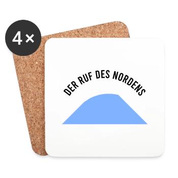 Der Ruf des Nordens - Dessous de verre (lot de 4) - blanc - Devant