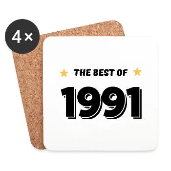 Best of 1991 - Dessous de verre (lot de 4) - blanc - Devant