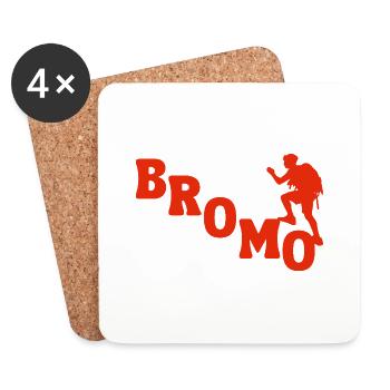 Mount Bromo Indonesia - Coasters (set of 4) - white - Front