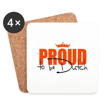 Proud to be Dutch - Coasters (set of 4) - white - Front