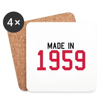 1959 - Coasters (set of 4) - white - Front