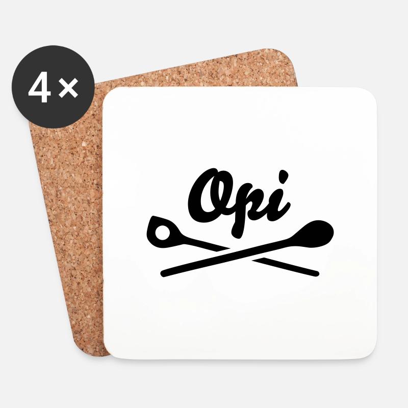 Opi - Untersetzer (4er-Set) - Weiß