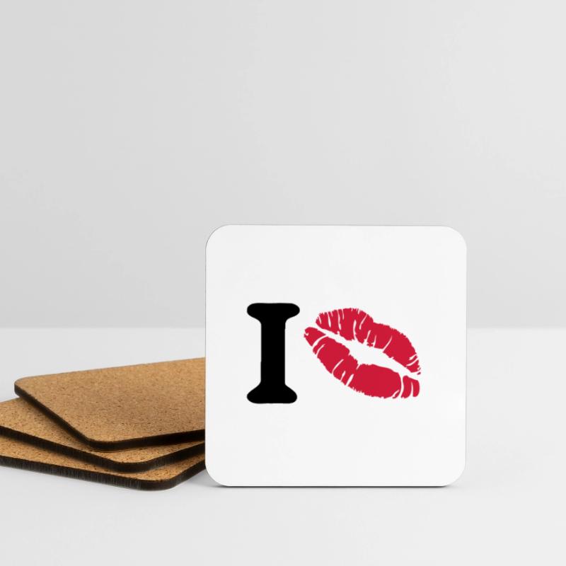 i love Coasters (set of 4)