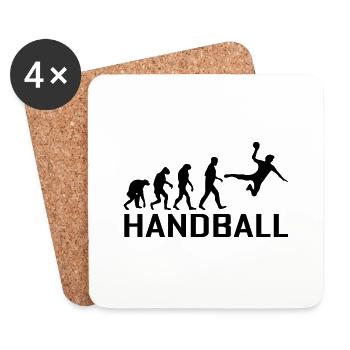 handball - Coasters (set of 4) - white - Front