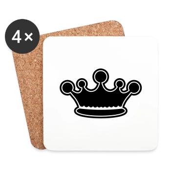 Crown de - Untersetzer (4er-Set) - Weiß - Vorne