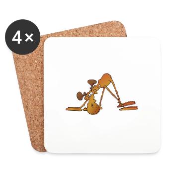 Moose - Coasters (set of 4) - white - Front