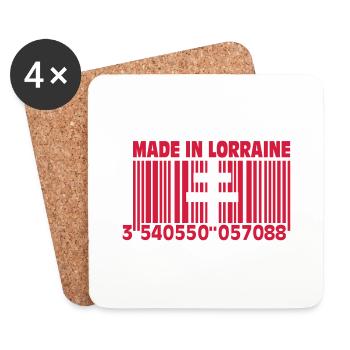 Made in Lothringen II - Untersetzer (4er-Set) - Weiß - Vorne