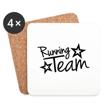 Running Team - Coasters (set of 4) - white - Front