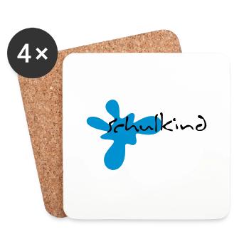 schulkind - Dessous de verre (lot de 4) - blanc - Devant