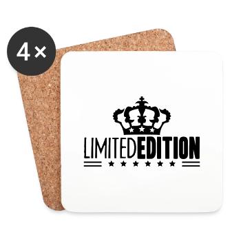 Limited Edition King Crown Stars Logo - Dessous de verre (lot de 4) - blanc - Devant