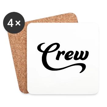 crew - Dessous de verre (lot de 4) - blanc - Devant