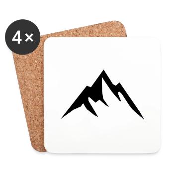 mountain design - Untersetzer (4er-Set) - Weiß - Vorne