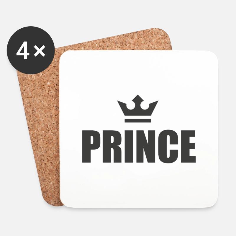 Prince - Untersetzer (4er-Set) - Weiß