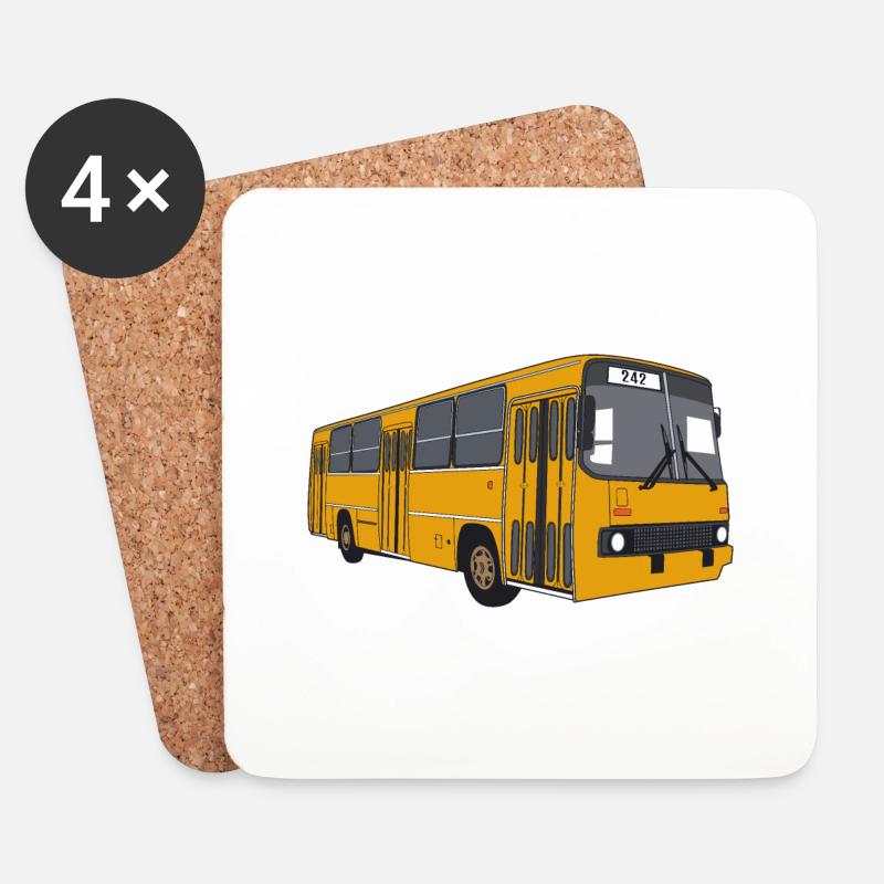 Ikarus 260 - Untersetzer (4er-Set) - Weiß