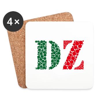 DZ - Coasters (set of 4) - white - Front