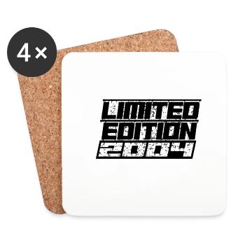 Geburtstag Limited Edition 2004 - Untersetzer (4er-Set) - Weiß - Vorne